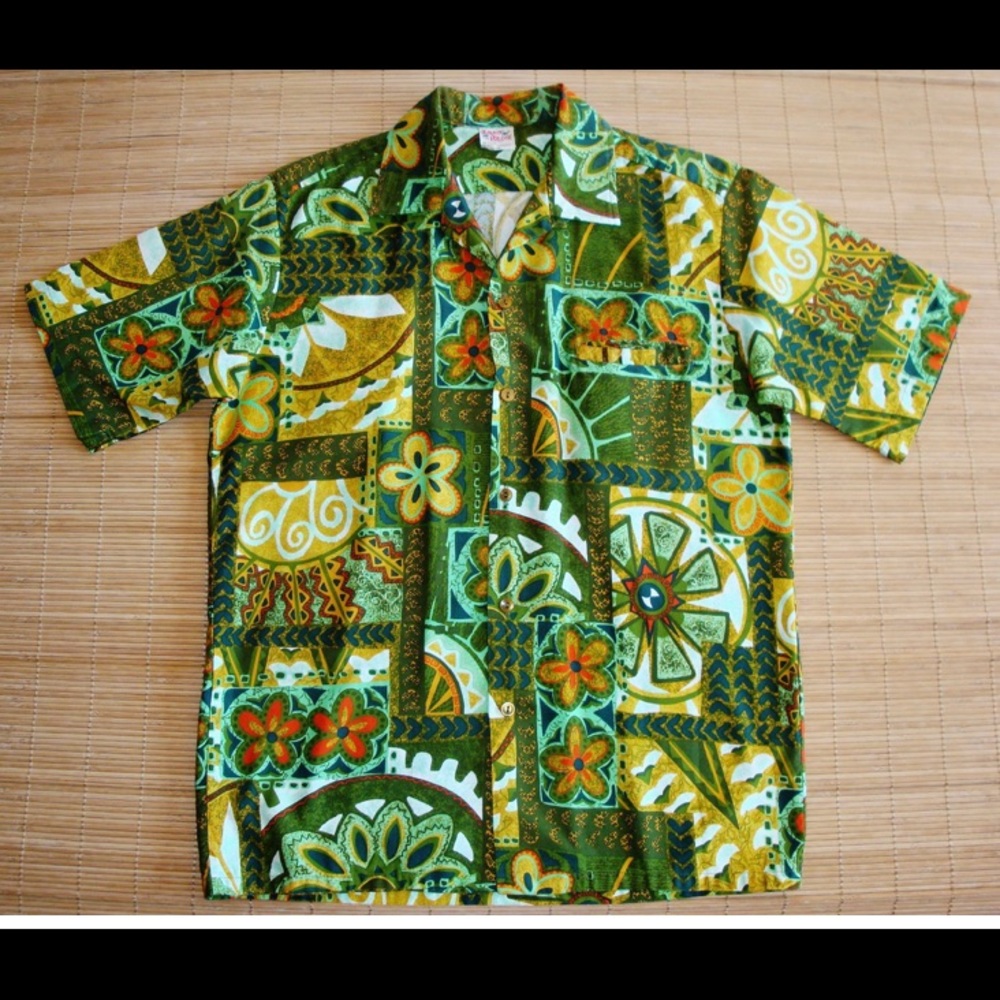 🎃Vintage Barefoot in Paradise Hawaiian Shirt